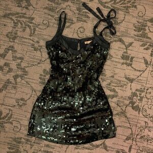 Mango Sequin Mini Dress